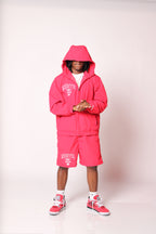 RED IncStu Windbreaker Short Set