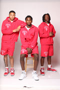 RED IncStu Windbreaker Short Set