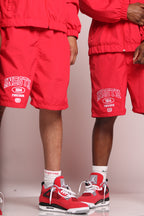 RED IncStu Windbreaker Short Set