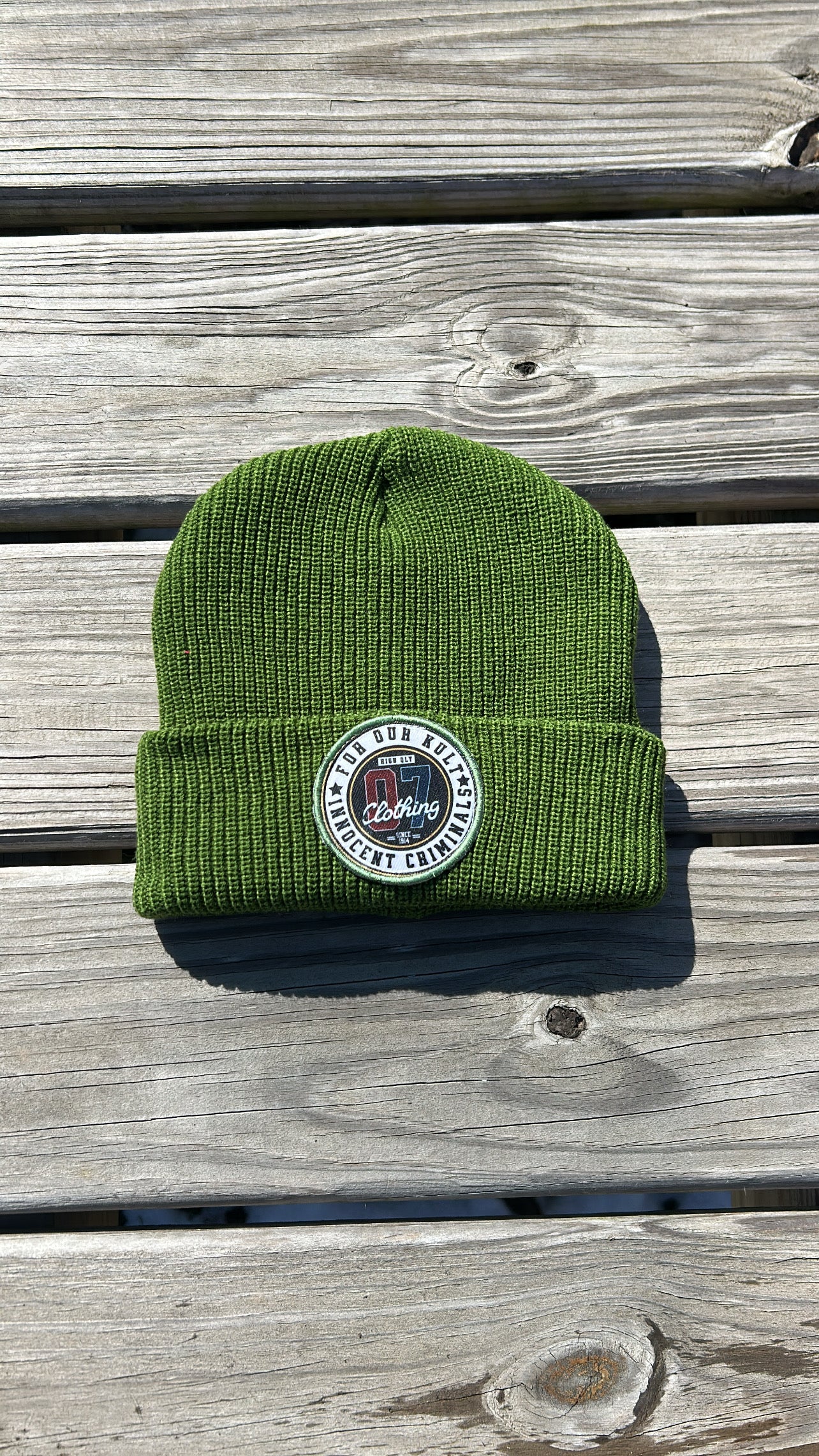 Green FOK Beanie