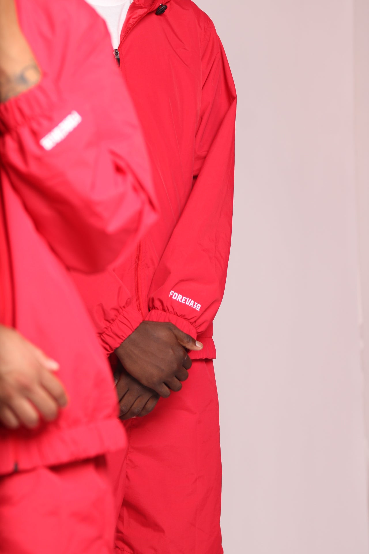 RED IncStu Windbreaker Short Set