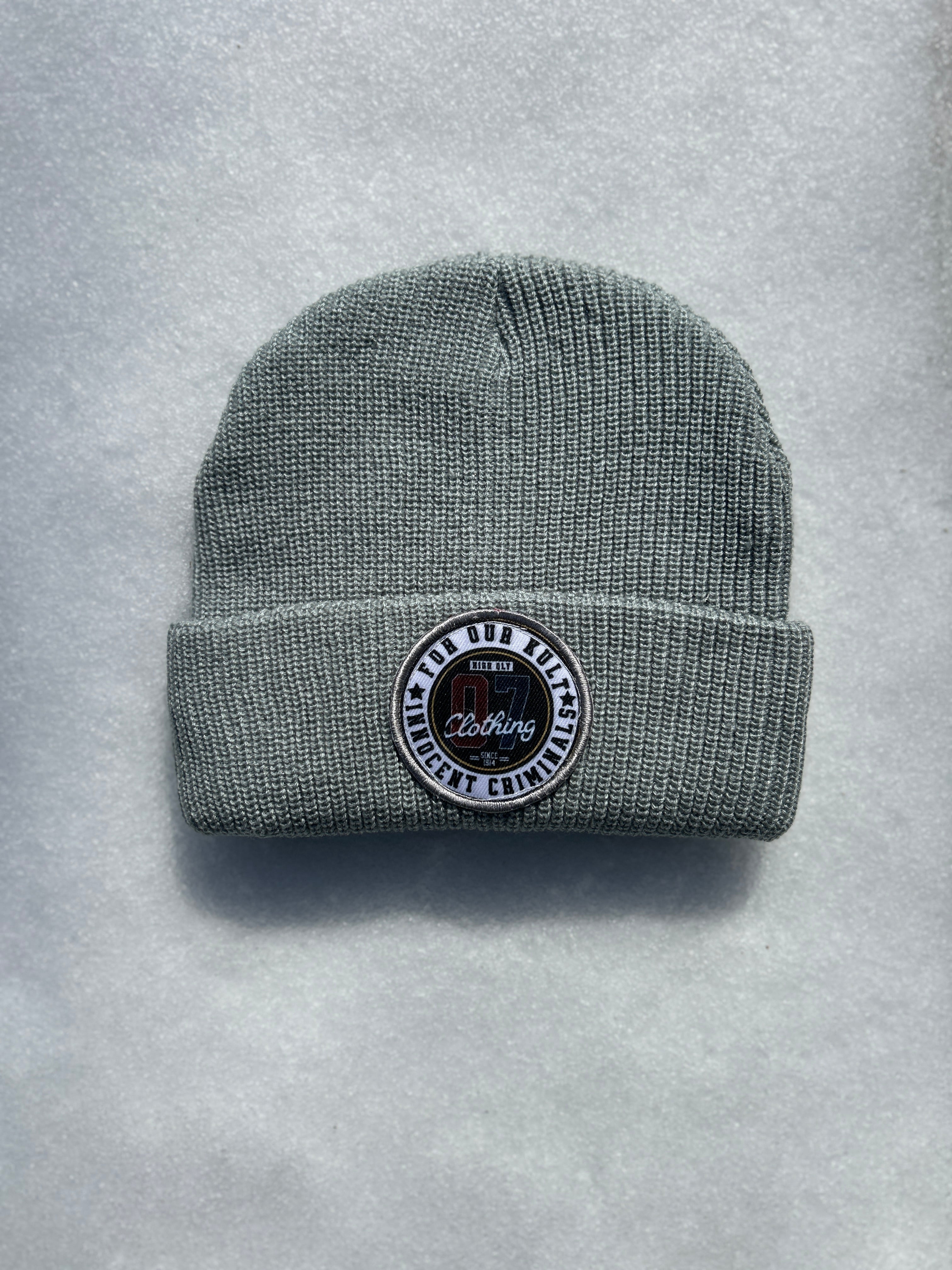 Gray FOK Beanie