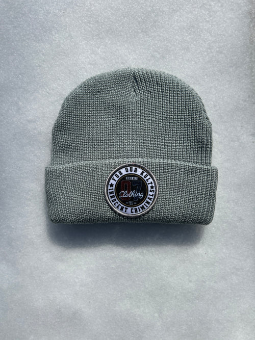 Gray FOK Beanie