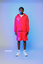 RED IncStu Windbreaker Short Set