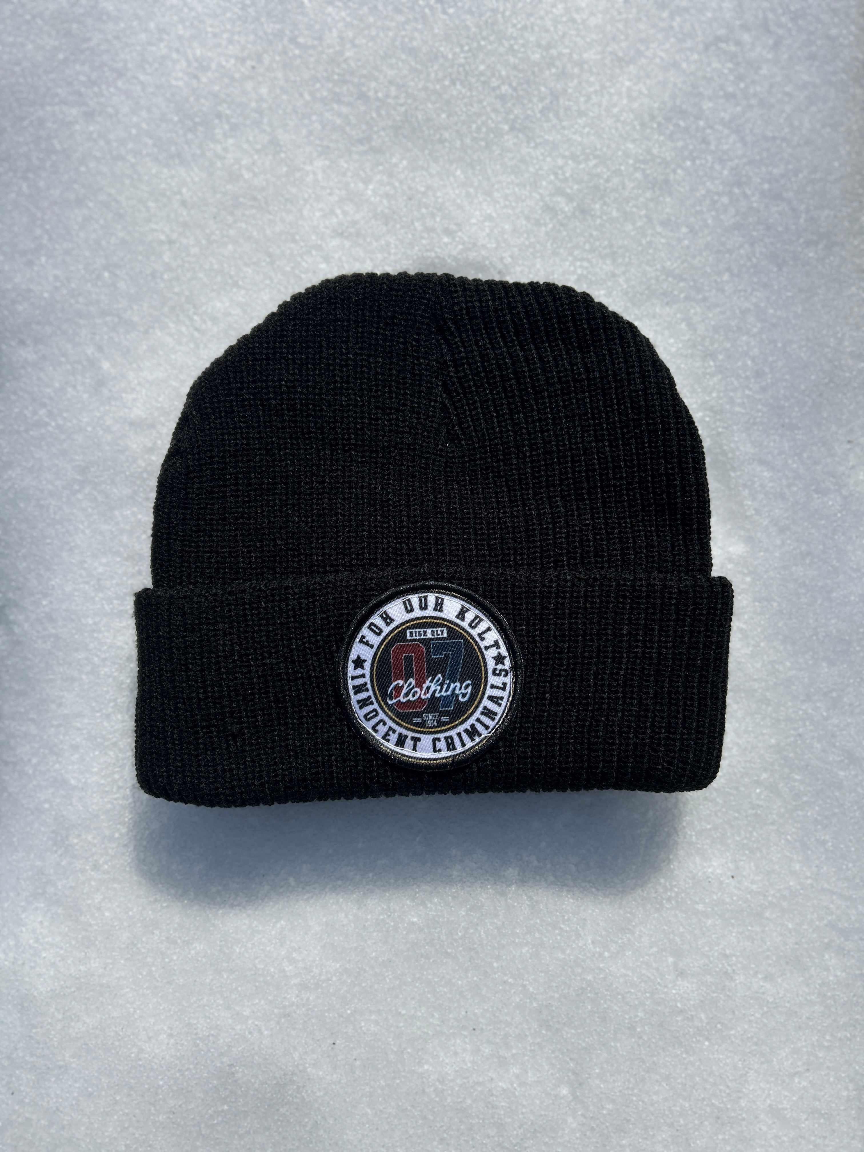 Black FOK Beanie