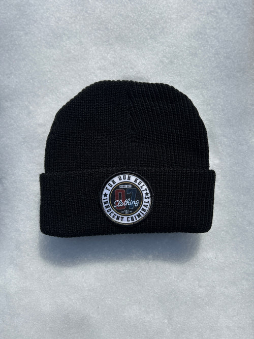 Black FOK Beanie