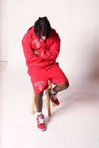 RED IncStu Windbreaker Short Set