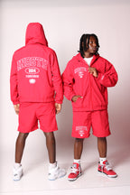 RED IncStu Windbreaker Short Set