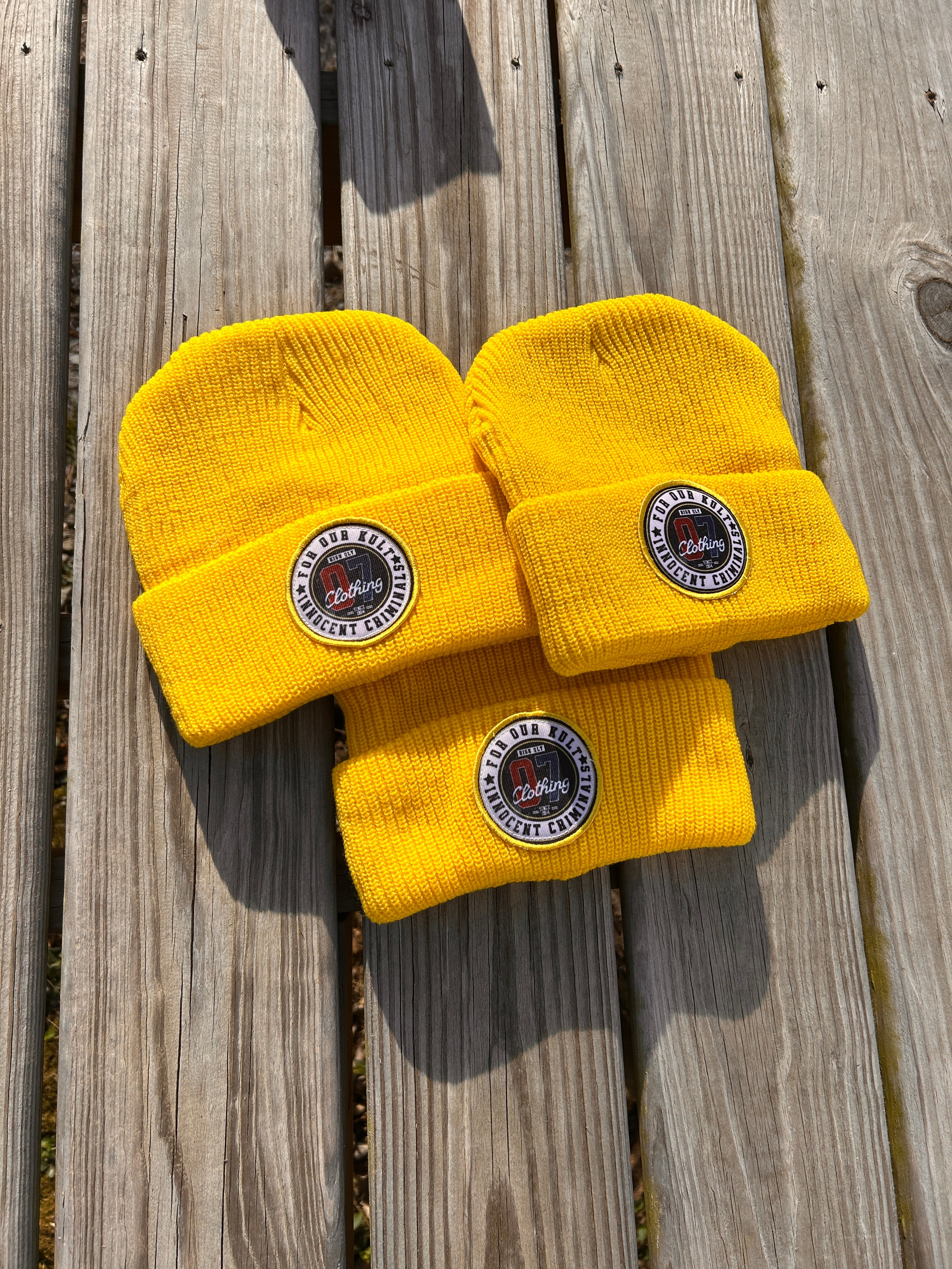 Yellow FOK Beanie